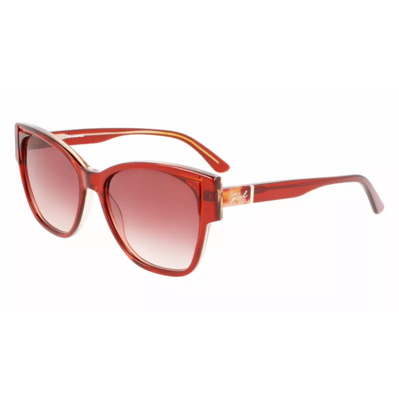 KARL LAGERFELD KL6069S-805 dámske slnečné okuliare Havana hranaté acetát 54mm