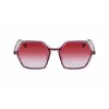 KARL LAGERFELD KL6083S-626 dámske cat eye slnečné okuliare čierna sivý prechod 56mm