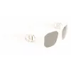 KARL LAGERFELD KL6085S-105 dámske hranaté acetátové slnečné okuliare čierna/sivá 55/18/140 mm