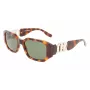 KARL LAGERFELD KL6085S-240 dámske cat-eye slnečné okuliare Havana hnedý gradient 55 mm