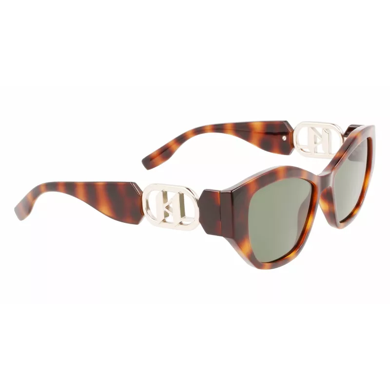 KARL LAGERFELD KL6086S-240 dámske slnečné okuliare Havana hnedý gradient 54mm
