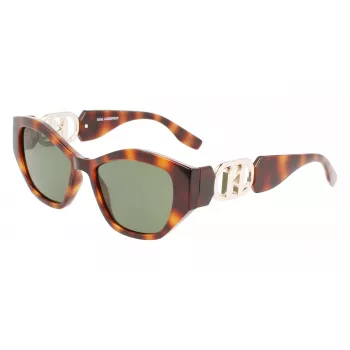 KARL LAGERFELD KL6086S-240 dámske slnečné okuliare Havana hnedý gradient 54mm