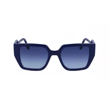 KARL LAGERFELD KL6098S-400 dámske slnečné okuliare, tmavomodrý rám, sivé gradientové sklá, 52 mm