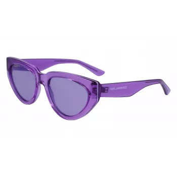 KARL LAGERFELD KL6100S-516 dámske slnečné okuliare - acetátový rám, sivé sklá, 54 mm