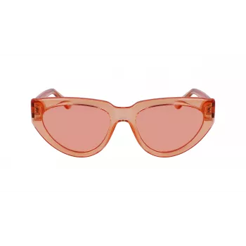 KARL LAGERFELD KL6100S-800 dámske obdĺžnikové acetátové slnečné okuliare Havana Brown Gradient 54/19/140 mm