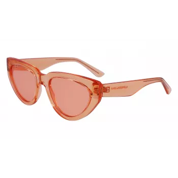 KARL LAGERFELD KL6100S-800 dámske obdĺžnikové acetátové slnečné okuliare Havana Brown Gradient 54/19/140 mm