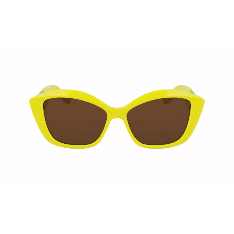 KARL LAGERFELD KL6102S-703 dámske slnečné okuliare v tvare mačacích očí čierne sivý gradient 56 mm