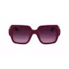 KARL LAGERFELD KL6104SR-501 Dámske hranaté slnečné okuliare čierna/sivá 53 mm