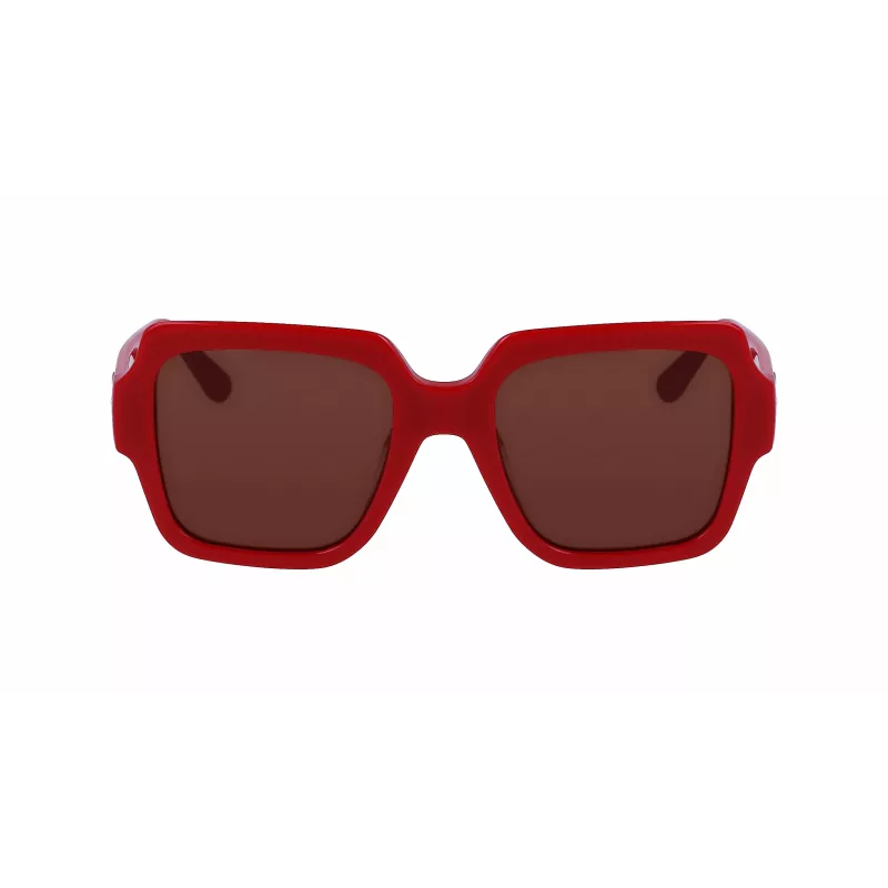 KARL LAGERFELD KL6104SR-600 Dámske Cat Eye slnečné okuliare Shiny Red Grey Gradient 53 mm