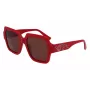 KARL LAGERFELD KL6104SR-600 Dámske Cat Eye slnečné okuliare Shiny Red Grey Gradient 53 mm