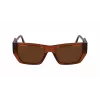 KARL LAGERFELD KL6123S541824 unisex slnečné okuliare, lesklý čierny rám, sivé sklá, 54/18/140 mm