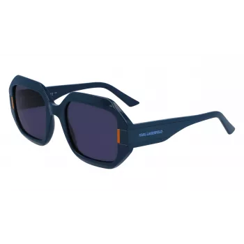 KARL LAGERFELD KL6124S-400 dámske slnečné okuliare modré 53 mm