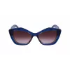 KARL LAGERFELD KL6127S521842 dámske slnečné okuliare - čierny rám, sivé gradientové sklá, 52 mm