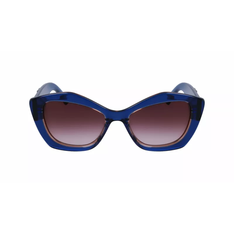 KARL LAGERFELD KL6127S521842 dámske slnečné okuliare - čierny rám, sivé gradientové sklá, 52 mm