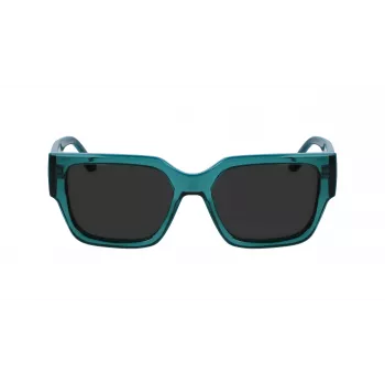 KARL LAGERFELD KL6142S-316 unisex obdĺžnikové slnečné okuliare Havana 55 mm