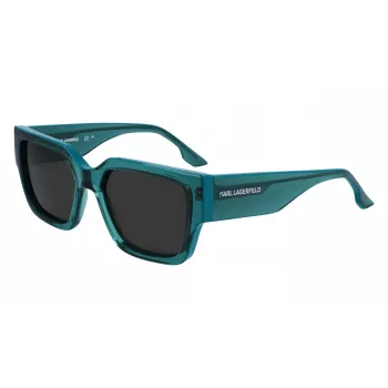 KARL LAGERFELD KL6142S-316 unisex obdĺžnikové slnečné okuliare Havana 55 mm