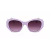 KARL LAGERFELD KL6146S-516 dámske hranaté slnečné okuliare – čierny rám, sivé gradientové šošovky 54/20/140 mm