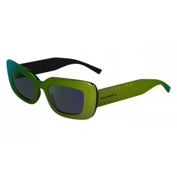 KARL LAGERFELD KL6164S-300 dámske hranaté slnečné okuliare Havana hnedý gradient 50mm