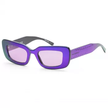 KARL LAGERFELD KL6164S-500 dámske hranaté acetátové slnečné okuliare – čierna/sivá 50 mm