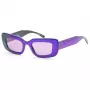 KARL LAGERFELD KL6164S-500 dámske hranaté acetátové slnečné okuliare – čierna/sivá 50 mm