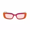 KARL LAGERFELD KL6164S-602 dámske Cat-Eye slnečné okuliare havana hnedý prechod 50mm