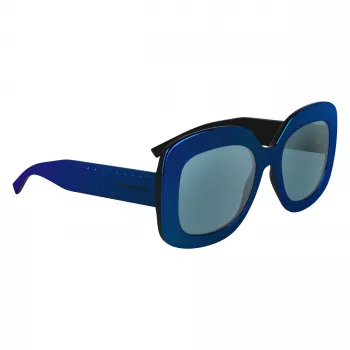 KARL LAGERFELD KL6165S-400 dámske slnečné okuliare štvorcové plastový plný rám sivé gradientové sklo 53/19/140 mm