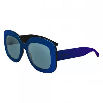 KARL LAGERFELD KL6165S-400 dámske slnečné okuliare štvorcové plastový plný rám sivé gradientové sklo 53/19/140 mm