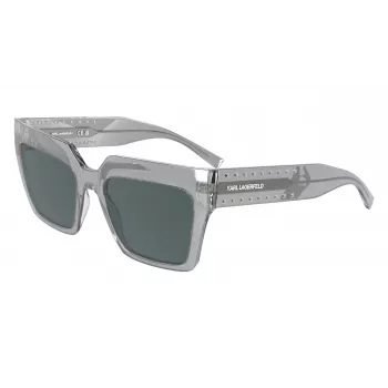 KARL LAGERFELD KL6181S551900 dámske mačacie slnečné okuliare čierna sivý gradient 55/19/140 mm