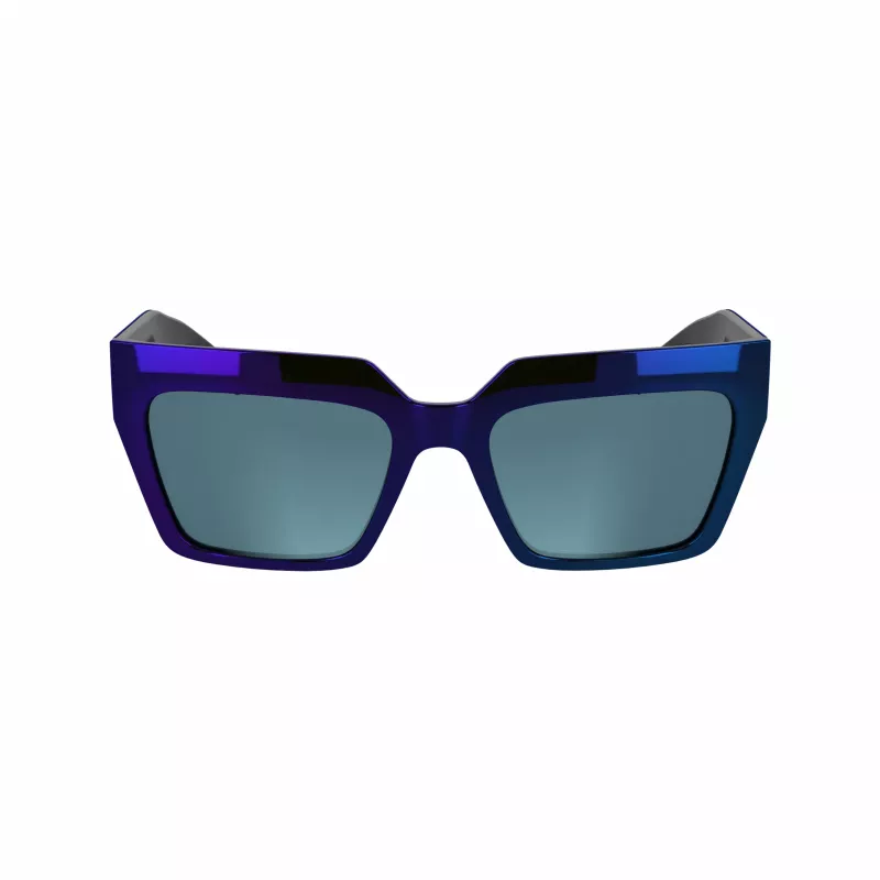 KARL LAGERFELD KL6181SN-400 dámske slnečné okuliare Cat-Eye modrý gradient