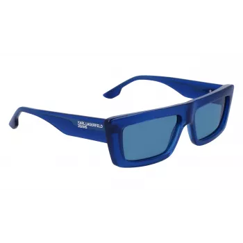 KARL LAGERFELD KLJ6147S unisex slnečné okuliare - čierny rám, sivé sklá, 56/15/145 mm