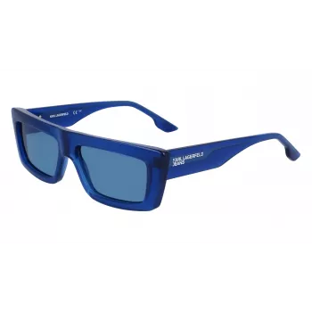 KARL LAGERFELD KLJ6147S unisex slnečné okuliare - čierny rám, sivé sklá, 56/15/145 mm