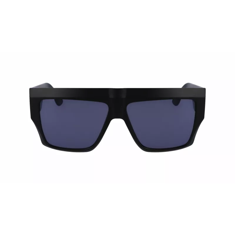 KARL LAGERFELD KLJ6148S-002 Unisex hranaté slnečné okuliare čierny acetátový rám sivé sklá 57 mm