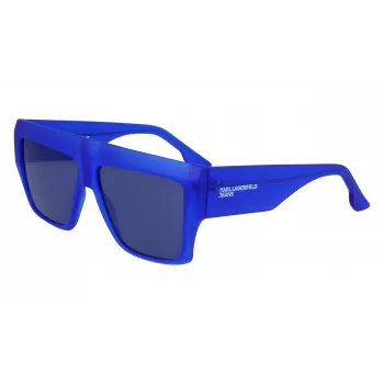 KARL LAGERFELD KLJ6148S-433 unisex slnečné okuliare Havana acetátový rám hnedé gradientové šošovky 57 mm