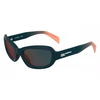 KARL LAGERFELD KLJ6200S unisex slnečné okuliare - čierny rám, sivé šošovky, 57 mm