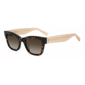 Kate Spade Aimee Square acetátové slnečné okuliare KSAIMEES086 čierna/sivá 50 mm