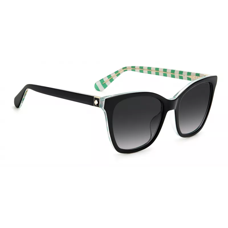 KATE SPADE DESIS807F59O dámske slnečné okuliare, havannový acetátový rám, hnedé gradientové šošovky, 55/17/140 mm