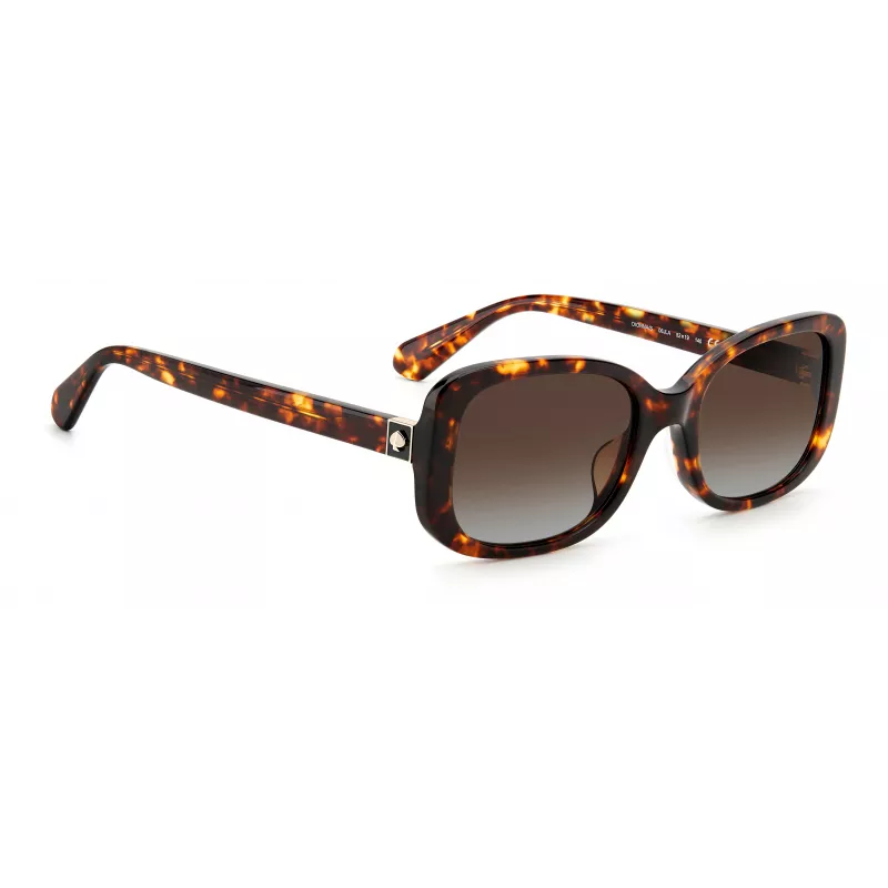 KATE SPADE Dionna dámske slnečné okuliare S06JF2L havana acetát hnedý gradient 52 mm