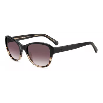 KATE SPADE Golda dámske slnečné okuliare - hranatý acetátový rám - hnedé gradientové šošovky - 56/20/135 mm