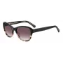 KATE SPADE Golda dámske slnečné okuliare - hranatý acetátový rám - hnedé gradientové šošovky - 56/20/135 mm