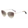 Kate Spade Hailey dámske slnečné okuliare Havana hnedý gradient 55 mm