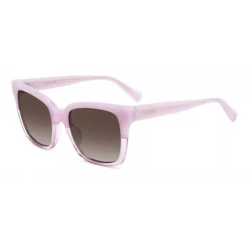 Kate Spade Harlow dámske slnečné okuliare GSB3V - havannový acetátový rám, hnedé gradientové šošovky, 55/20/140 mm