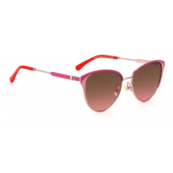 Kate Spade IANNA/G/S dámske slnečné okuliare - čierny rám, sivé sklá, 56/17/140 mm