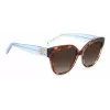 KATE SPADE SAVANNAGSIPRF dámske slnečné okuliare - havannový acetátový rám, hnedé gradientné sklá, 57/17/140 mm