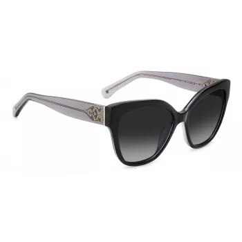 Kate Spade Savannah GS807F dámske slnečné okuliare - tmavohnedý havannový acetátový rám s hnedými gradientovými šošovkami 57/17/140 mm
