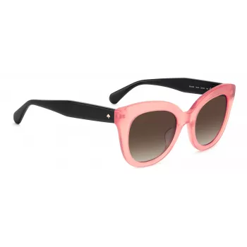 KATE SPADE dámske BELA cat-eye slnečné okuliare čierny acetát sivá gradientová šošovka 50 mm