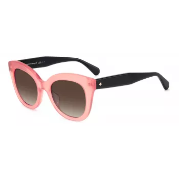 KATE SPADE dámske BELA cat-eye slnečné okuliare čierny acetát sivá gradientová šošovka 50 mm
