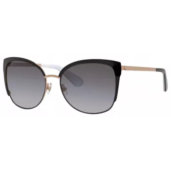 Kate Spade dámske slnečné okuliare Genice - čierna/sivý gradient - 57 mm