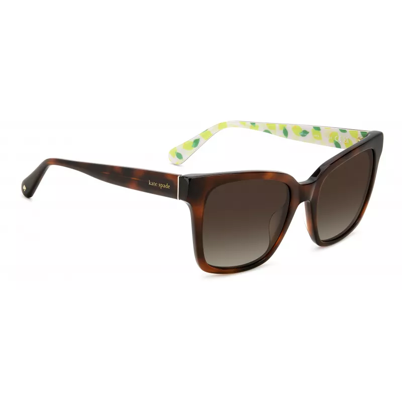 KATE SPADE dámske Harlow slnečné okuliare GS086F5 - štvorcový acetátový rám 55/17/140 mm