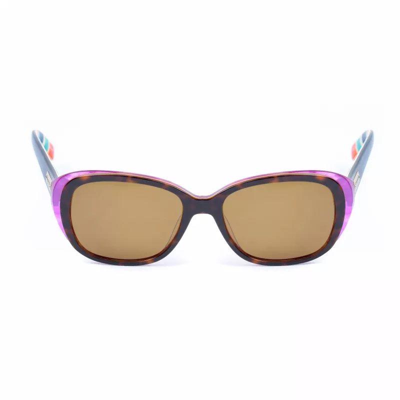 KATE SPADE dámske slnečné okuliare Hilde-P-S - tmavá havana - polarizované hnedé gradientové - 54 mm