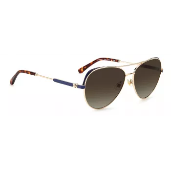 KATE SPADE dámske KATALINAGSLKS Butterfly slnečné okuliare tmavá havana sivý gradient 59 mm
